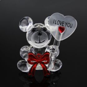 Creative Crystal Bear Car Decoration