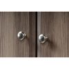 Bedroom Wardrobe Armoire Storage Cabinet in Ash Wood Finish