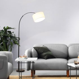 Vertical Fishing Piano Lamp Is Fashionable (Option: White hood-EU)