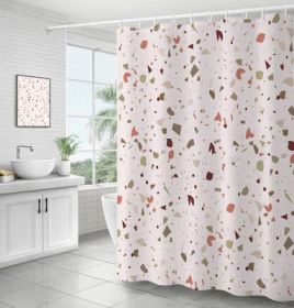Bathroom Ins Morandi Terrazzo Shower Curtain (Option: Terrazzo Type B-200x200cm)